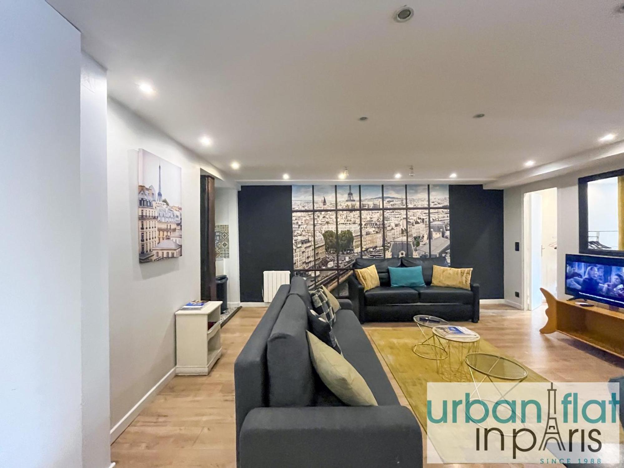 Apartamento Urban Flat 120 - Charming 3 Bedroom Flat In Le Marais